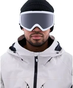 Anon Helix 2.0 Goggles + Bonus Lens White (Lens: Perceive Sunny Onyx) -Ski Bag Shop anon helix 2 0 goggles bonus lens white lens perceive sunny onyx 2