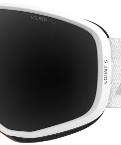 Atomic Count S Stereo White (Lens: Black Stereo) -Ski Bag Shop atomic count s stereo white lens black stereo 0 1
