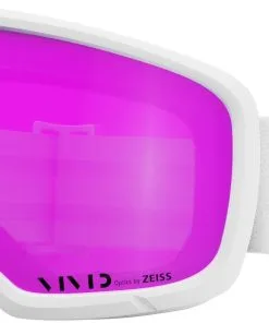 Giro Millie White Core Light (Lens: Vivid Pink)