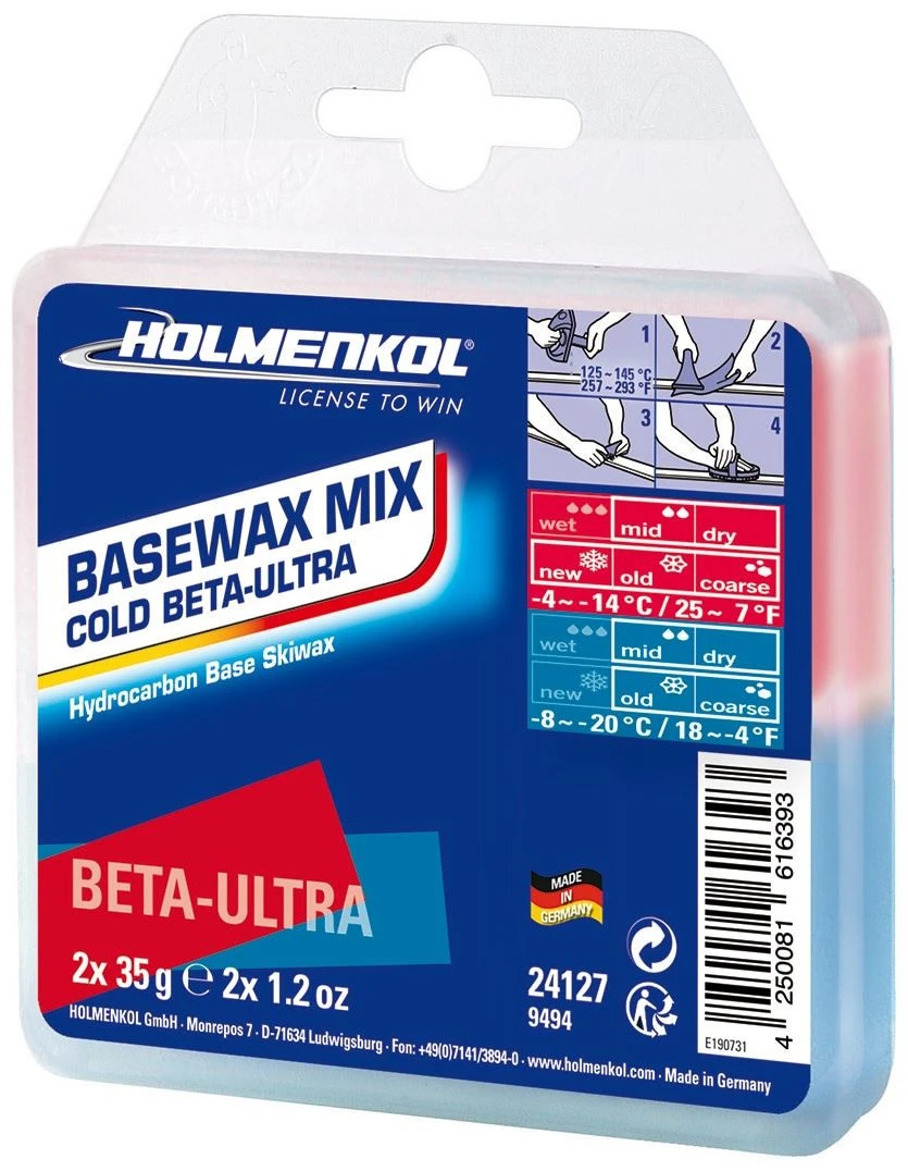 Holmenkol Basewax Mix Cold Beta- Ultra 3 Holmenkol Basewax Mix Cold Beta- Ultra
