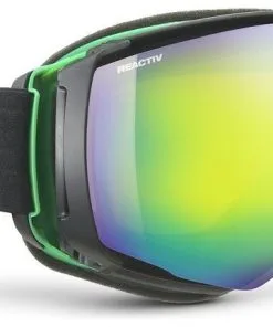 Julbo Aerospace Black-Green (L: Reactiv Glare Contrast 2-3) -Ski Bag Shop julbo aerospace black green lens reactiv glare contrast 2 3 0 1