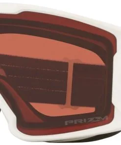 Oakley Line Miner S Matte White (Lens: Prizm Garnet) -Ski Bag Shop oakley line miner s matte white lens prizm garnet 0 1