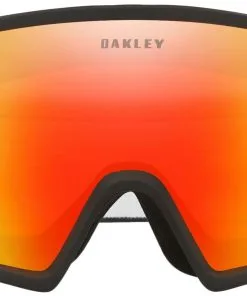 Oakley Target Line M Matte Black (Lens: Persimmon) -Ski Bag Shop oakley target line m matte black lens persimmon 1