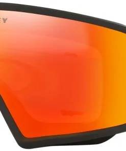 Oakley Target Line M Matte Black (Lens: Persimmon) -Ski Bag Shop oakley target line m matte black lens persimmon 2