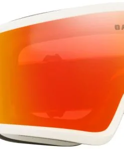 Oakley Target Line S Matte White (Lens: Fire Iridium) -Ski Bag Shop oakley target line s matte white lens fire iridium 12