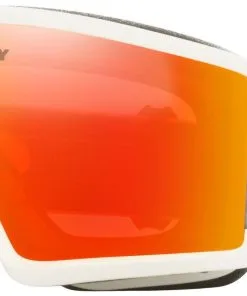 Oakley Target Line S Matte White (Lens: Fire Iridium) -Ski Bag Shop oakley target line s matte white lens fire iridium 2