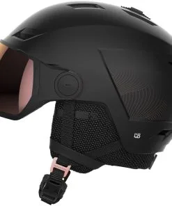Salomon Icon LT Visor Sigma -Ski Bag Shop salomon icon lt visor sigma black pink gold s 53 56 cm black pink gold 1
