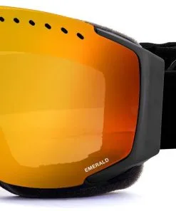 Sinner Emerald Matt Black (Lens: Flash Orange Mirror)