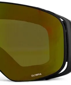 Sinner Olympia Matte Black (Lens: Full Orange Mirror)