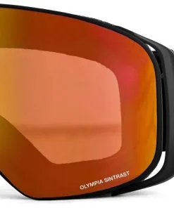 Sinner Olympia+ Matte Black (Lens: Red Sintrast)