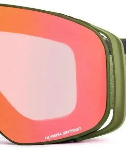 Sinner Olympia+ Matte Moss Green (Lens: Orange Sintrast)