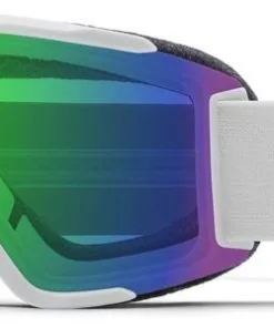 Smith Squad S White Vapor (Lens: ChromaPop Everyday Green Mirror)